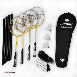 پک راکت بدمینتون خانواده 4 عددی اورجینال  CARLTON SET (اقساط)