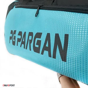 ساک ورزشی بدمینتون، تنیس و اسکواش پرگان 5 زیپ فیروزه ای کد 180 - اونلی اسپرت