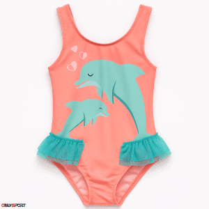 مایو دخترانه اورجینال H&M صورتی