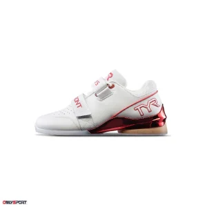 کفش لیفت و وزنه برداری TYR T1EC FORCE ELITE CARBON LIFTER WHITE-RED 641