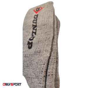 جوراب ورزشی ضد عرق کف حوله ای اورجینال DUNLOP طوسی - Image 2
