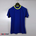 خرید تیشرت-فلامنت-خام-آبی-یقه-زرد