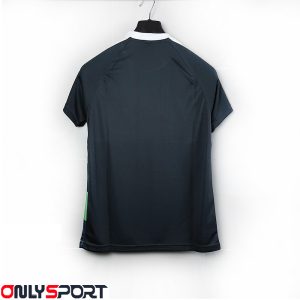 تیشرت ورزشی طرح دار پرگان مدل افرا خاکستری - اونلی اسپرت