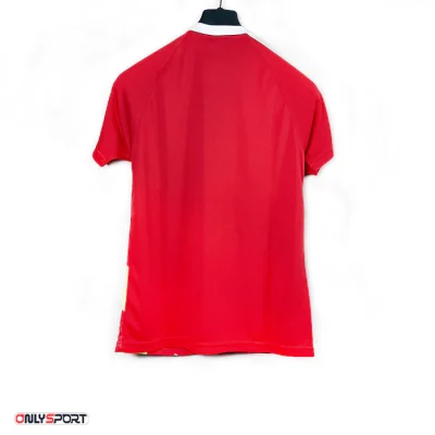 تیشرت ورزشی مردانه زنانه طرح دار پرگان مدل افرا قرمز - اونلی اسپرت