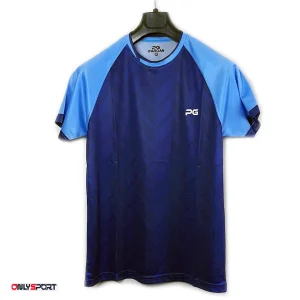 تیشرت ورزشی مردانه زنانه پرگان PG-107 آبی نفتی (اقساط) - Image 6