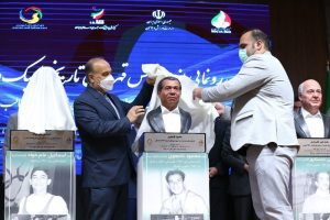 رونمایی از تندیس قهرمانان در کمیته ملی المپیک/ عکس