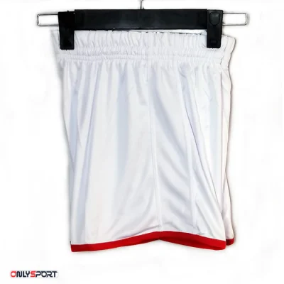 شورت و شلوارک ورزشی زنانه پرگان کوتاه سفید-قرمز - اونلی اسپرت
