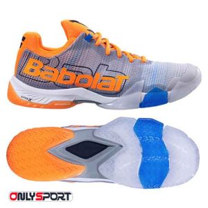 کفش پدل بابولات Babolat Jet Premura Men GrayOrange (1)