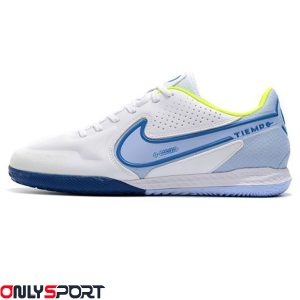 کفش فوتسال نایک Nike React Legend 9 Pro IC White-Blue - اونلی اسپرت