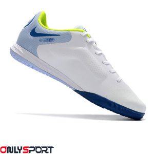 کفش فوتسال نایک Nike React Legend 9 Pro IC White-Blue - اونلی اسپرت