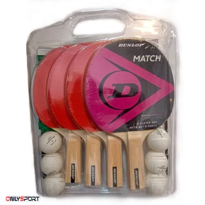 ست راکت پینگ پنگ 4 تایی دانلوپ Dunlop Match Set - اونلی اسپرت
