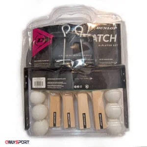 ست راکت پینگ پنگ 4 تایی دانلوپ Dunlop Match Set - اونلی اسپرت