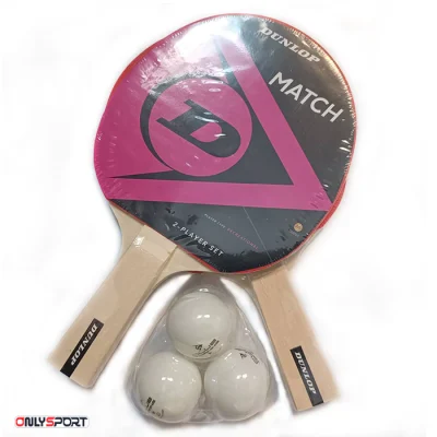 ست راکت پینگ پنگ دانلوپ کیف دار Dunlop Match Set - اونلی اسپرت