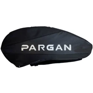 ساک ورزشی بدمینتون، تنیس و اسکواش پرگان 3 زیپ مشکی کد 160 - اونلی اسپرت