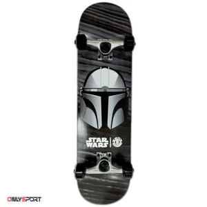 اسکیت برد کامل Element طرح Star Wars Mandalorian Black - اونلی اسپرت