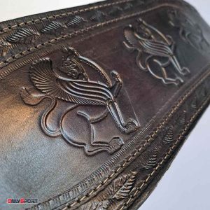 کمربند وزنه برداری و بدنسازی چرم پهنا 15 سانت - Image 8