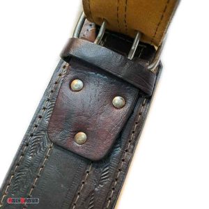 کمربند وزنه برداری و بدنسازی چرم پهنا 15 سانت - Image 6