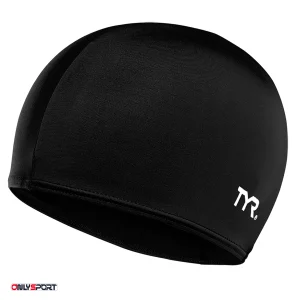 کلاه شنا پارچه ای TYR بزرگسال SOLID LYCRA - Image 2