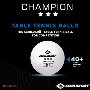 توپ پینگ پنگ 3 عددی 3 ستاره Donic Schildkort Champion ITTF (اقساط)