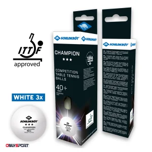 توپ پینگ پنگ 3 عددی 3 ستاره Donic Schildkort Champion ITTF (اقساط)