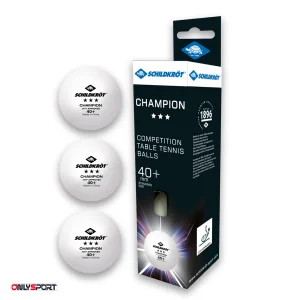 توپ پینگ پنگ 3 عددی 3 ستاره Donic Schildkort Champion ITTF (اقساط)