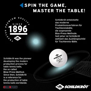 توپ پینگ پنگ 3 عددی 3 ستاره Donic Schildkort Champion ITTF (اقساط)