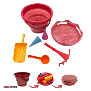 ست اسباب بازی شنی کودکان دونیک Donic Sand Toys Set (قرمز)