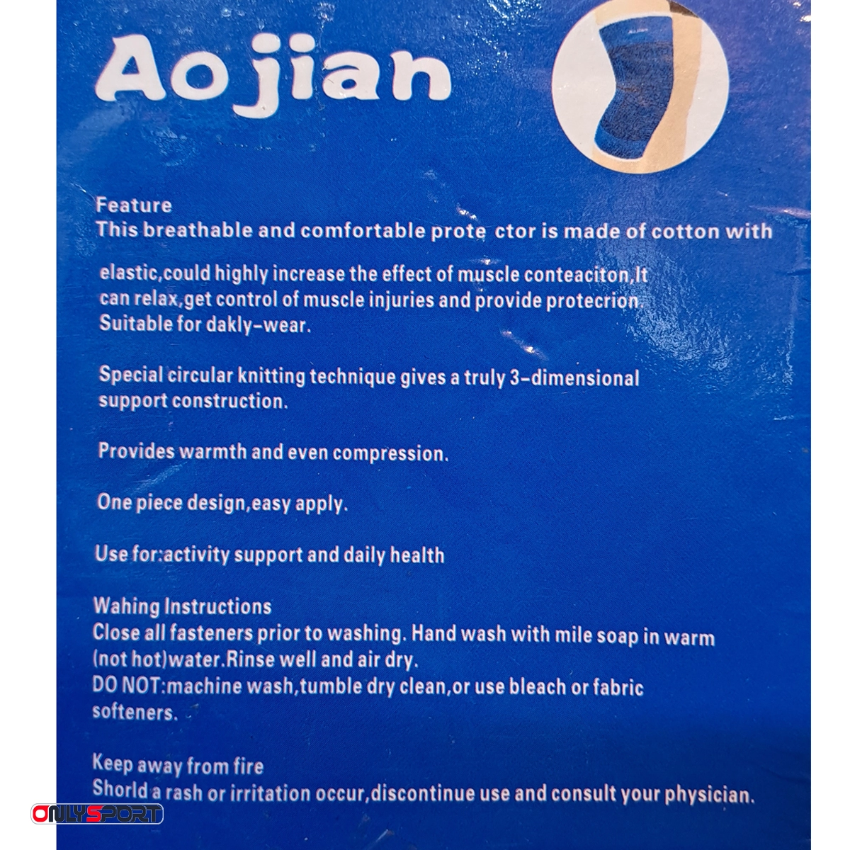 زانوبند طبی ورزشی اورجینال Jingba 607 جفتی - تصویر 2